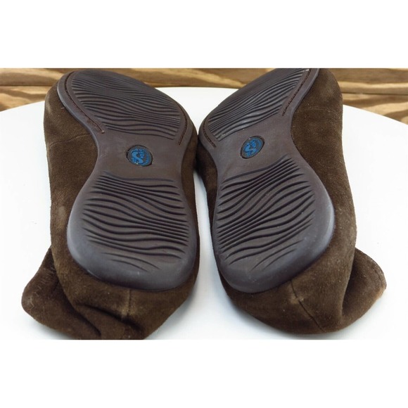 SOFT Walk Sz‎ 9.5 M Brown Round Toe Flat Leather S1367208 - Picture 6 of 7